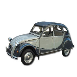 Ensemble adhésifs 2CV Charleston grise 07/1984-