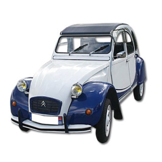 Ensemble adhésif 2CV Charleston bleu azur