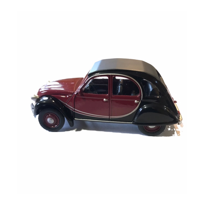 Miniature 2CV Charleston bordeaux 3 pouces