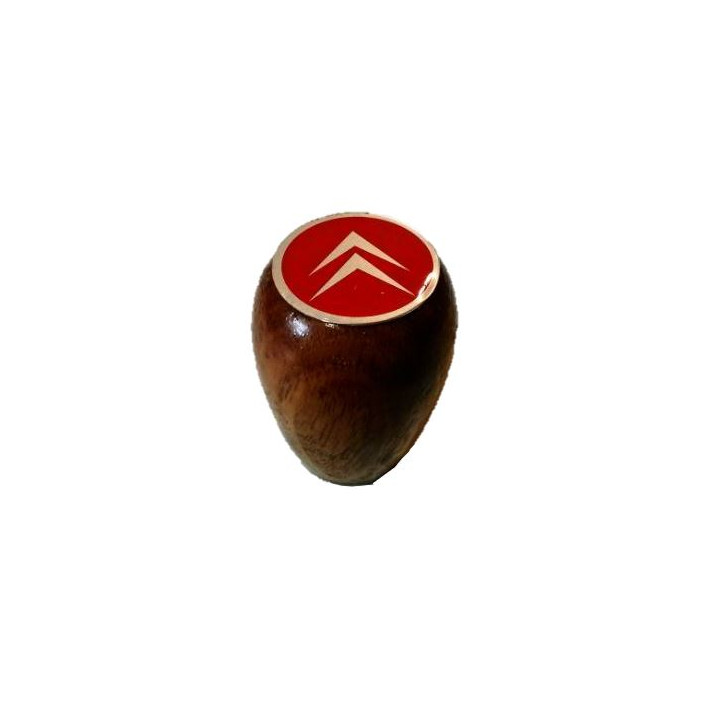 Pommeau de levier de vitesses en bois logo Citroën