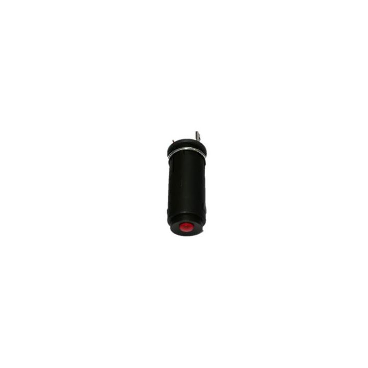 Témoin de tableau de bord 2CV HY DS noir lentille rouge
