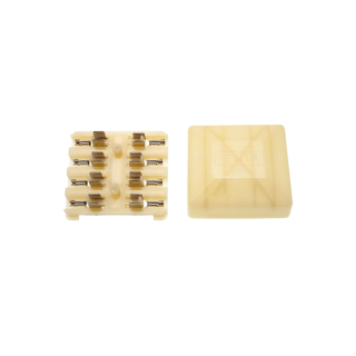 Porte fusibles 4 emplacements beige