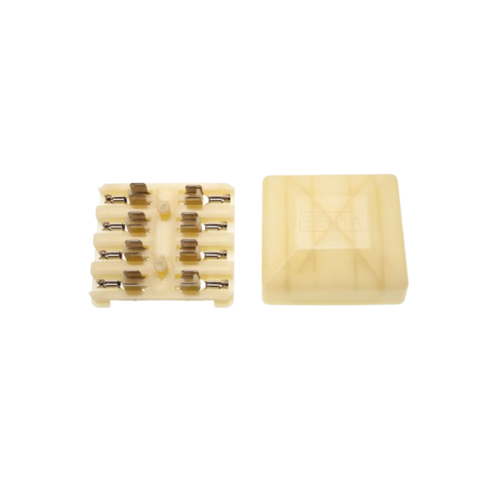 Porte fusibles 4 emplacements beige