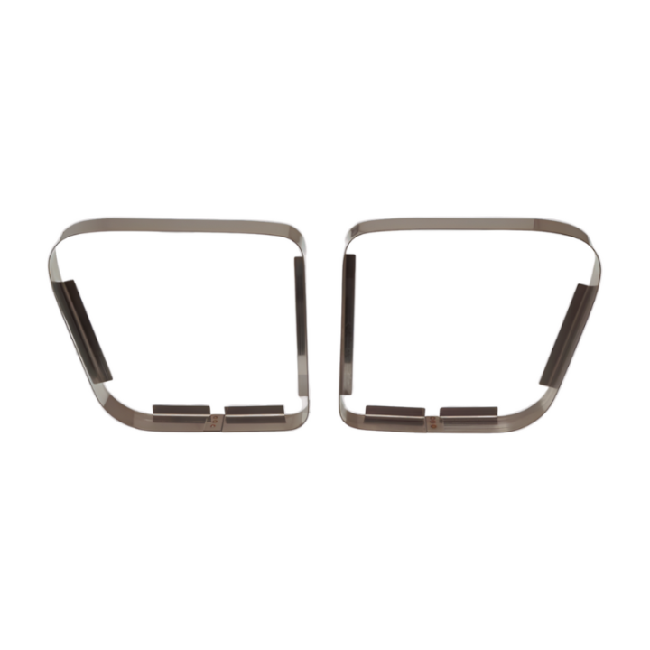 Jeu d'enjoliveurs de support de feu arrière 2CV 02/70-