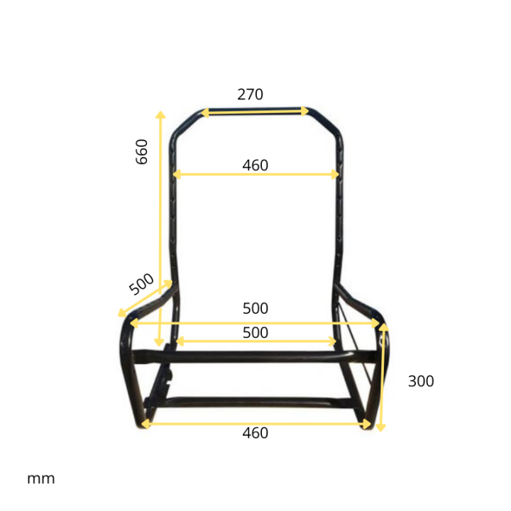 Armature siège D indépendant symétrique à glissières