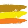 PEINTURE JAUNE ORANGE MARRON